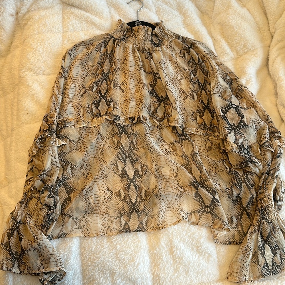 Boutique sheer top